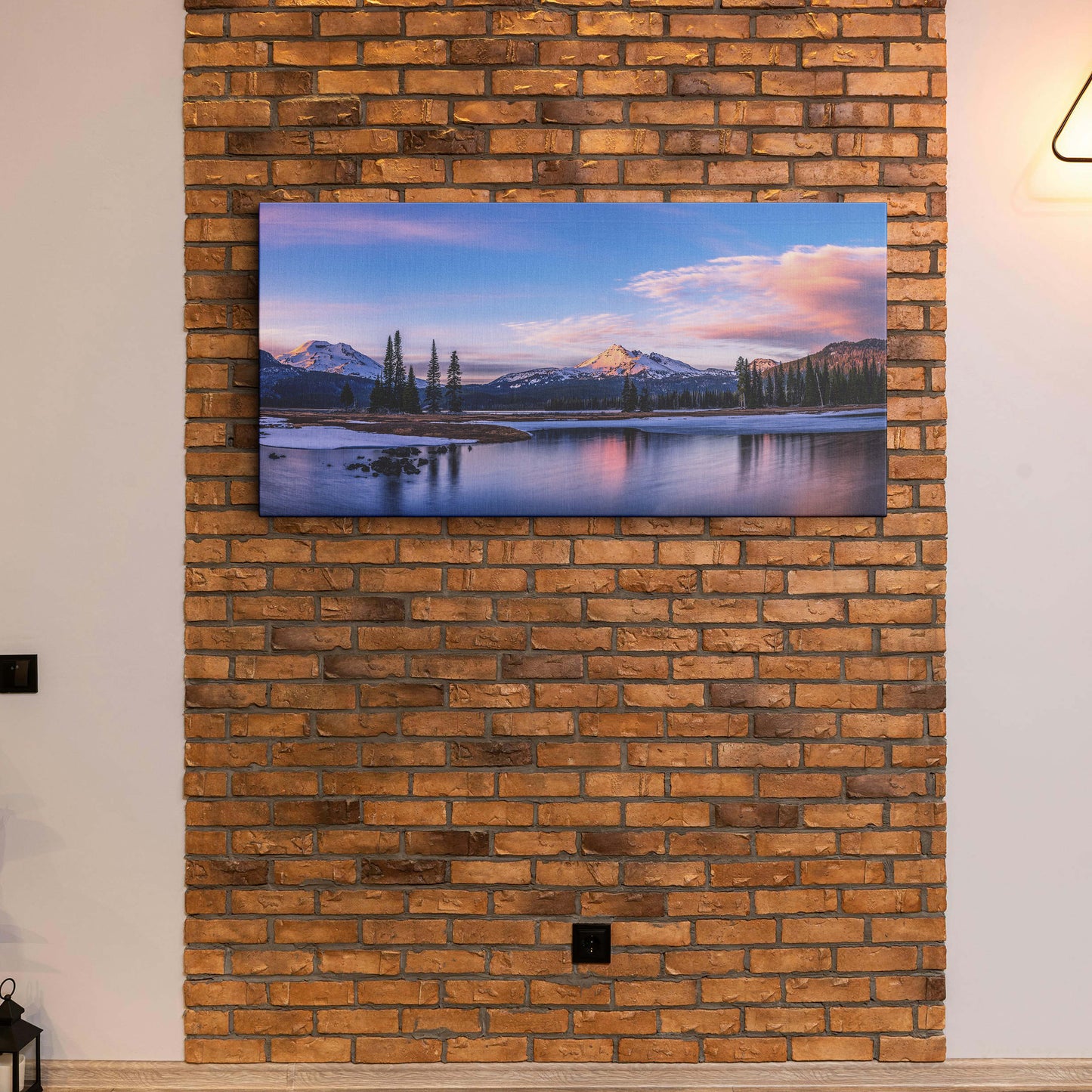 Sparks lake oregon mountains-Nature canvas wall painting