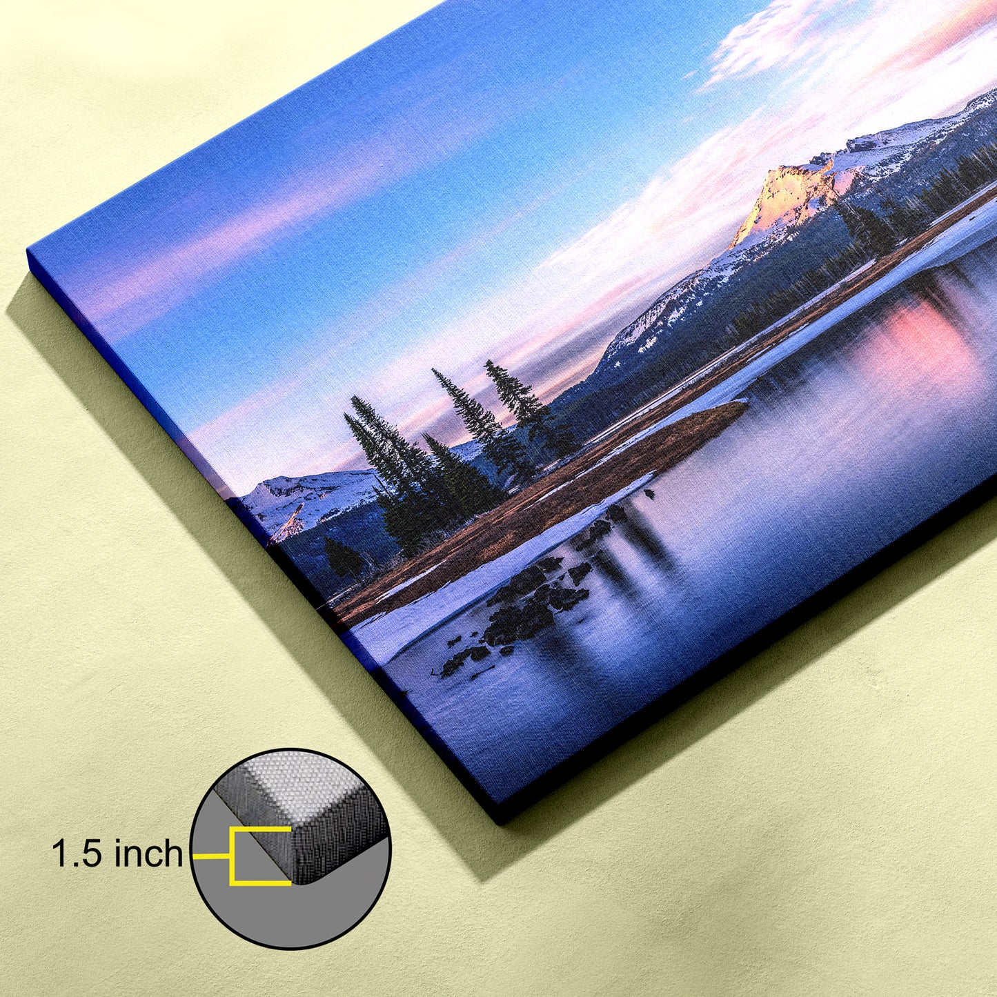 Sparks lake oregon mountains-Nature canvas wall painting