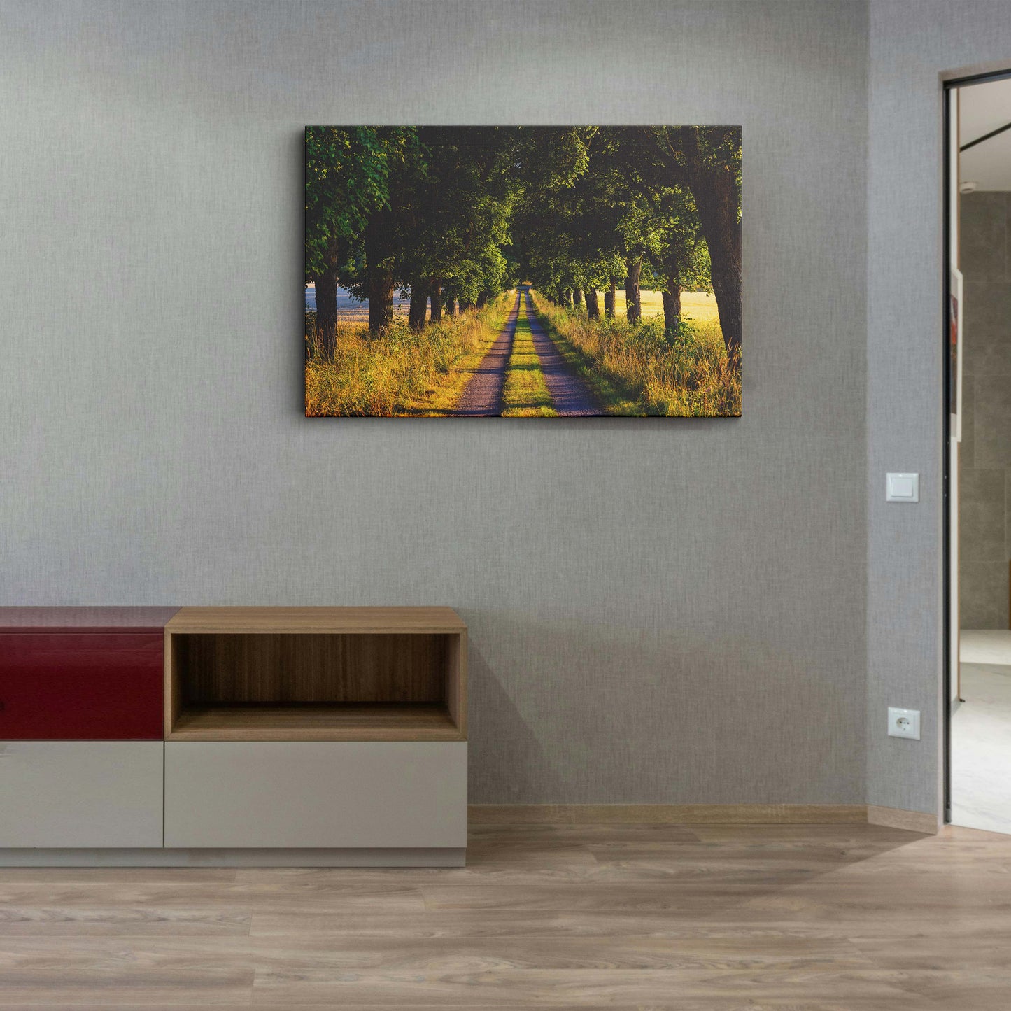 Summer Country Road canvas wall painting