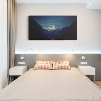 Matterhorn Lauterbrunnen valley canvas wall painting