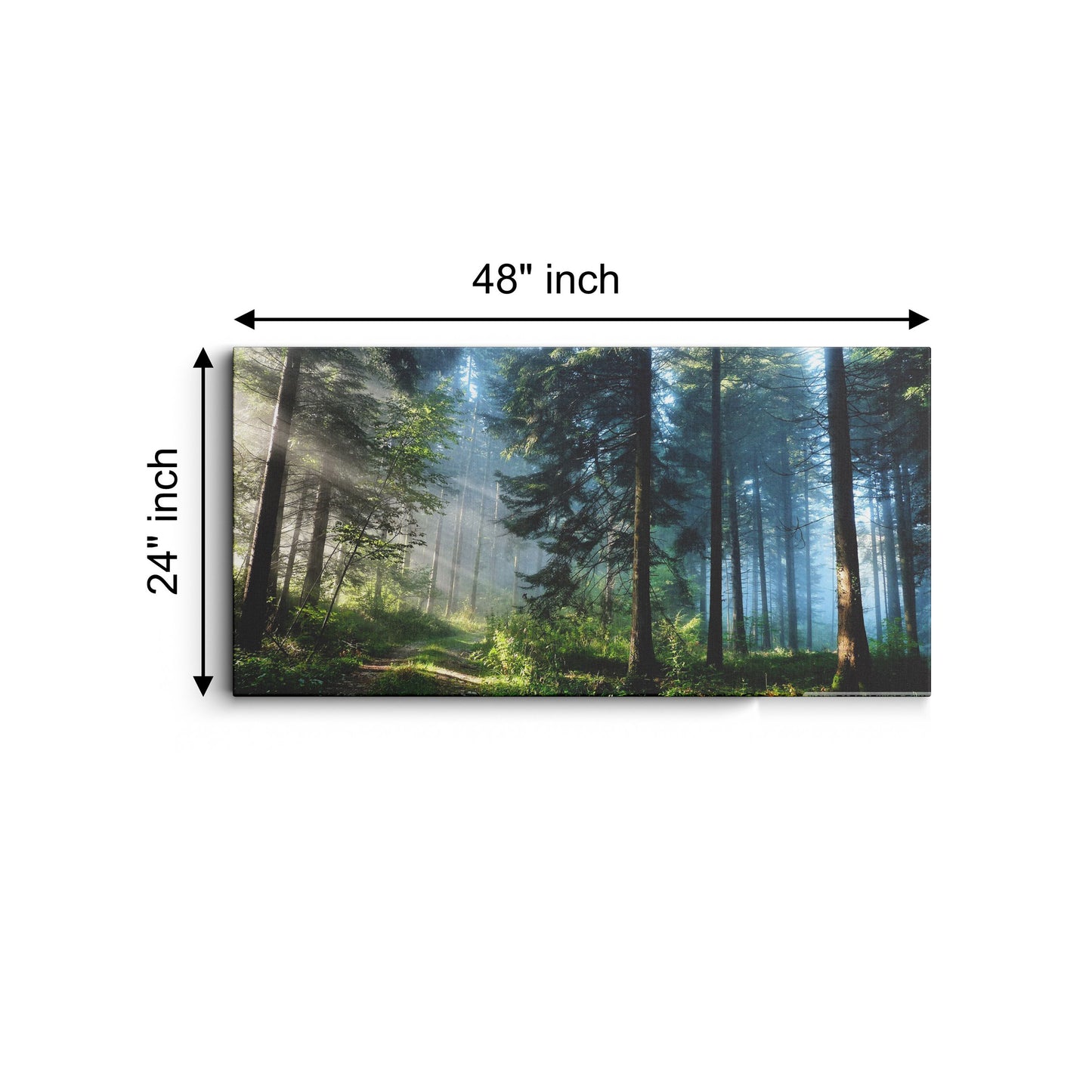 Green Forest Wall Art Landscape canvas wall painting