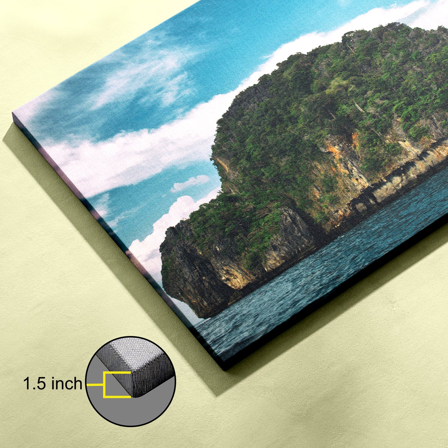 Tup Island Krabi - Experience the Sandbar Magic canvas wall painting