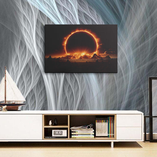 Solar Eclipse canvas wall painting