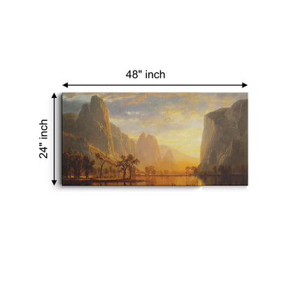 Valley of the Yosemite canvas wall painting