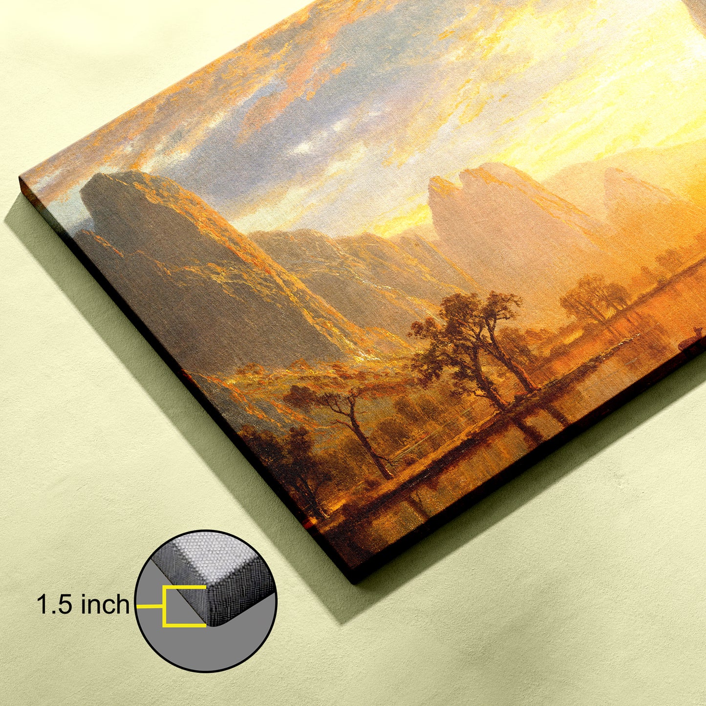 Valley of the Yosemite canvas wall painting