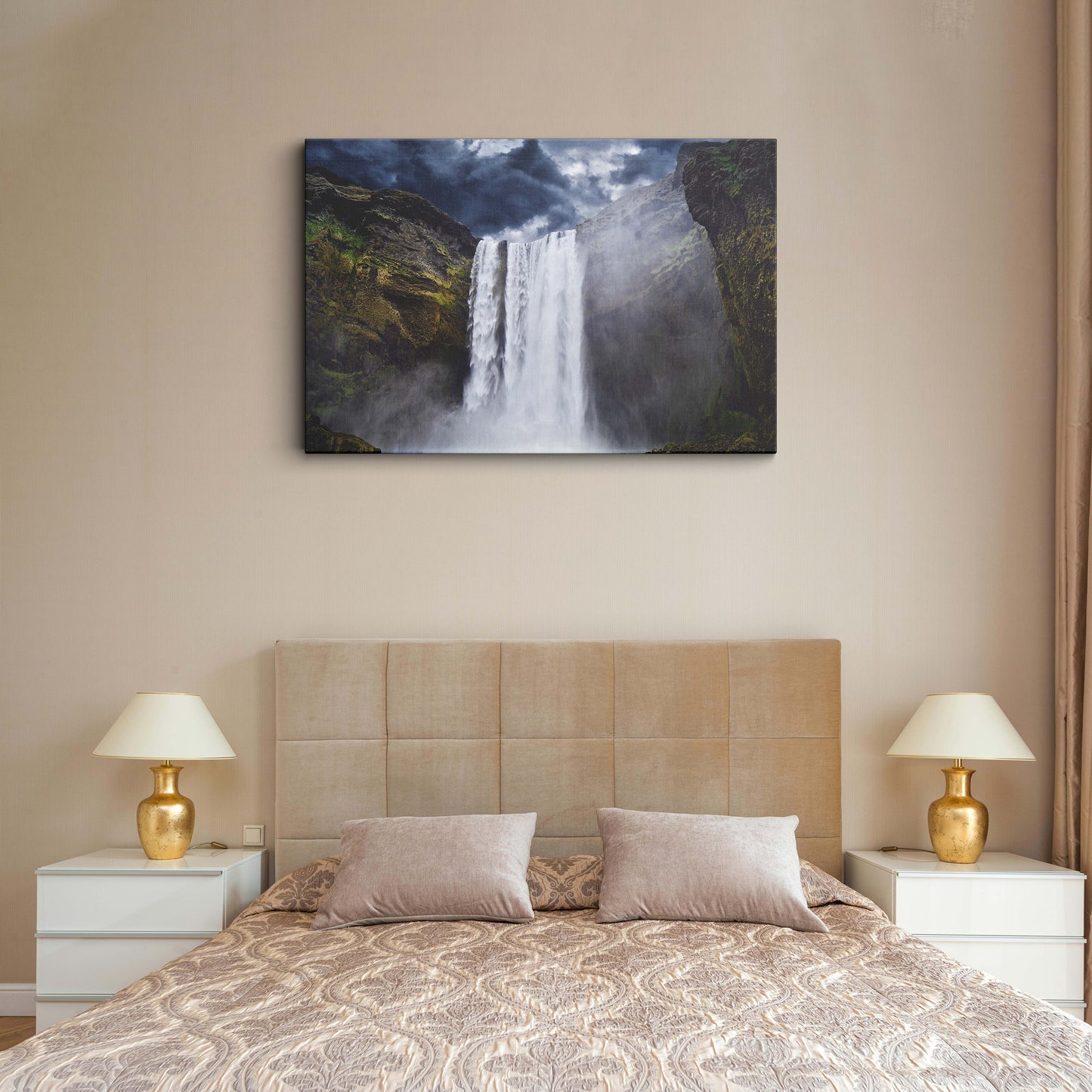 The Magnificent Waterfall canvas wall painting