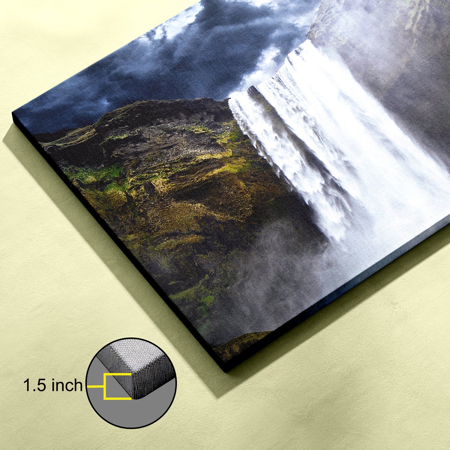 The Magnificent Waterfall canvas wall painting