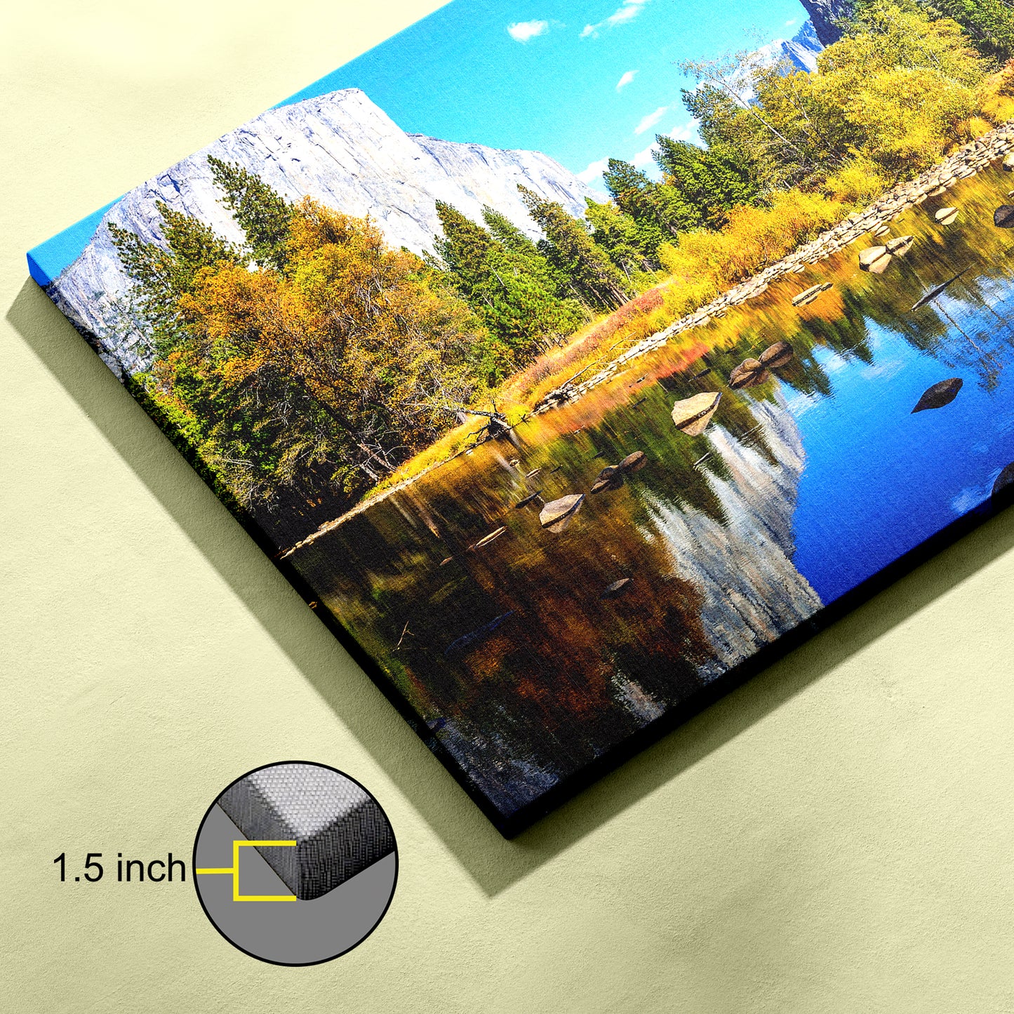 Nature Lake canvas wall painting