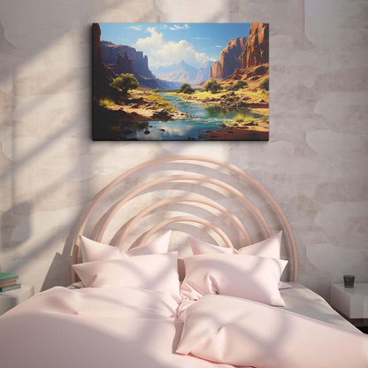 Nature / river canvas wall painting