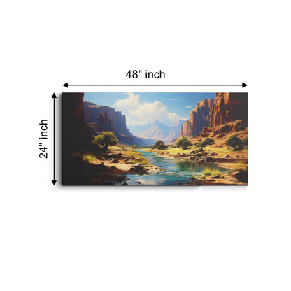 Nature / river canvas wall painting