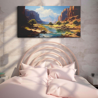 Nature / river canvas wall painting