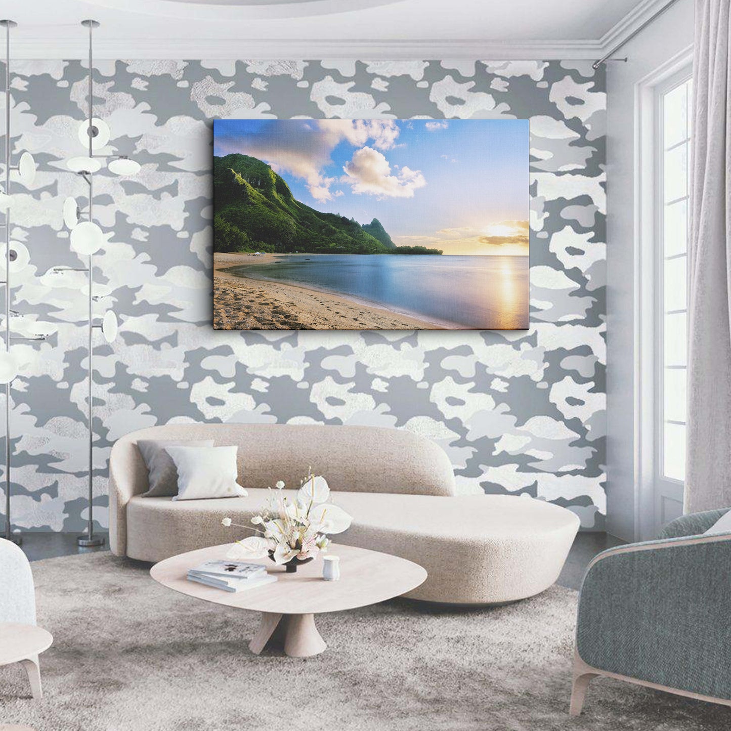 Hawaii Beach canvas wall painting