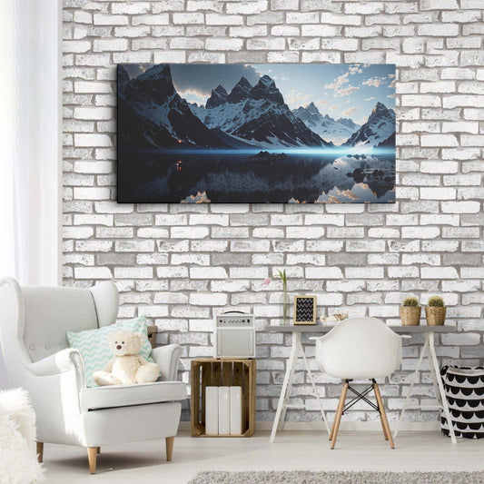 Mountains canvas wall painting