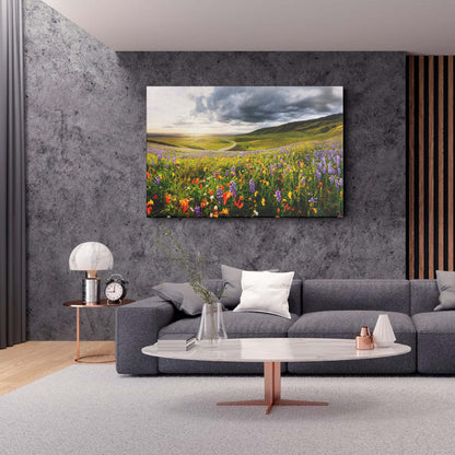 Flower Field Nature canvas wall painting