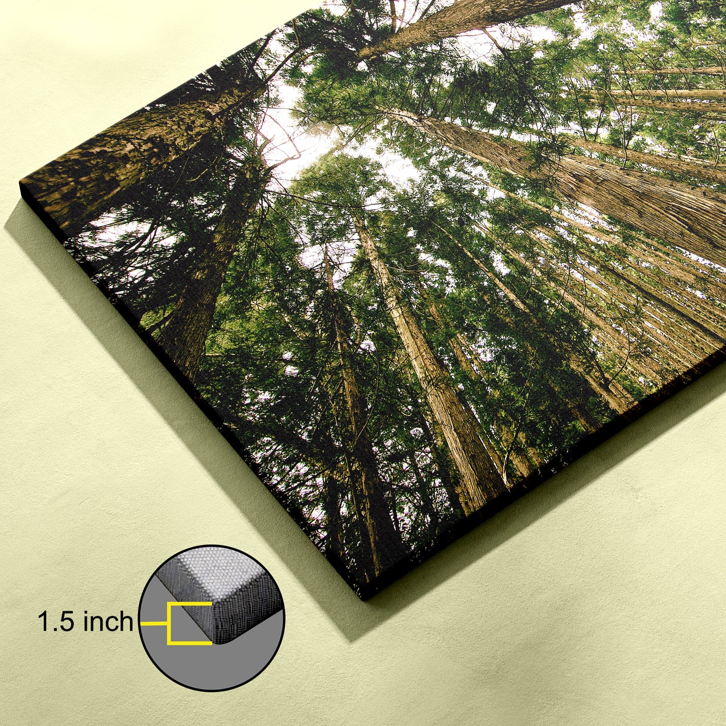 Forest canvas wall painting