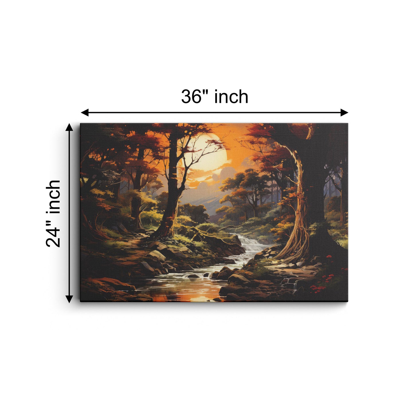 Beautiful sunset Premium canvas wall painting