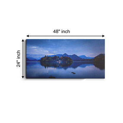 Lake scenery cumbria england canvas wall painting