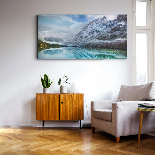 Mountain Fog Andes Argentina Nature Andes Mountains canvas wall painting