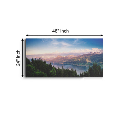 Lake Zurich Switzerland canvas wall painting