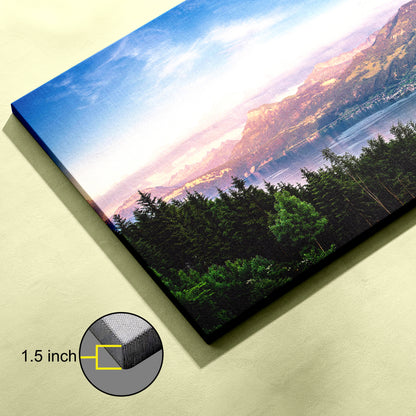 Lake Zurich Switzerland canvas wall painting