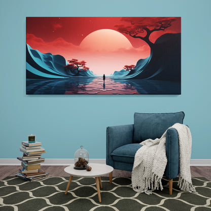 Beautiful Water color Art Canvas Wall Painting