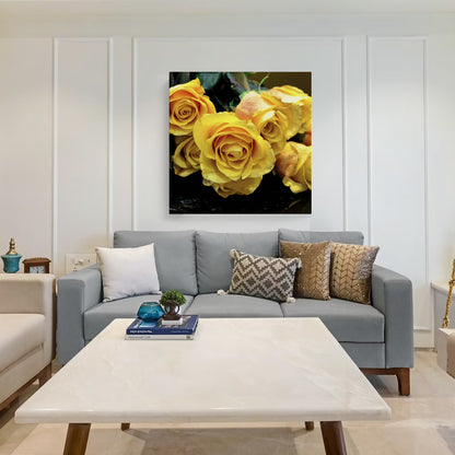 Yellow Rose Canvas wall painting