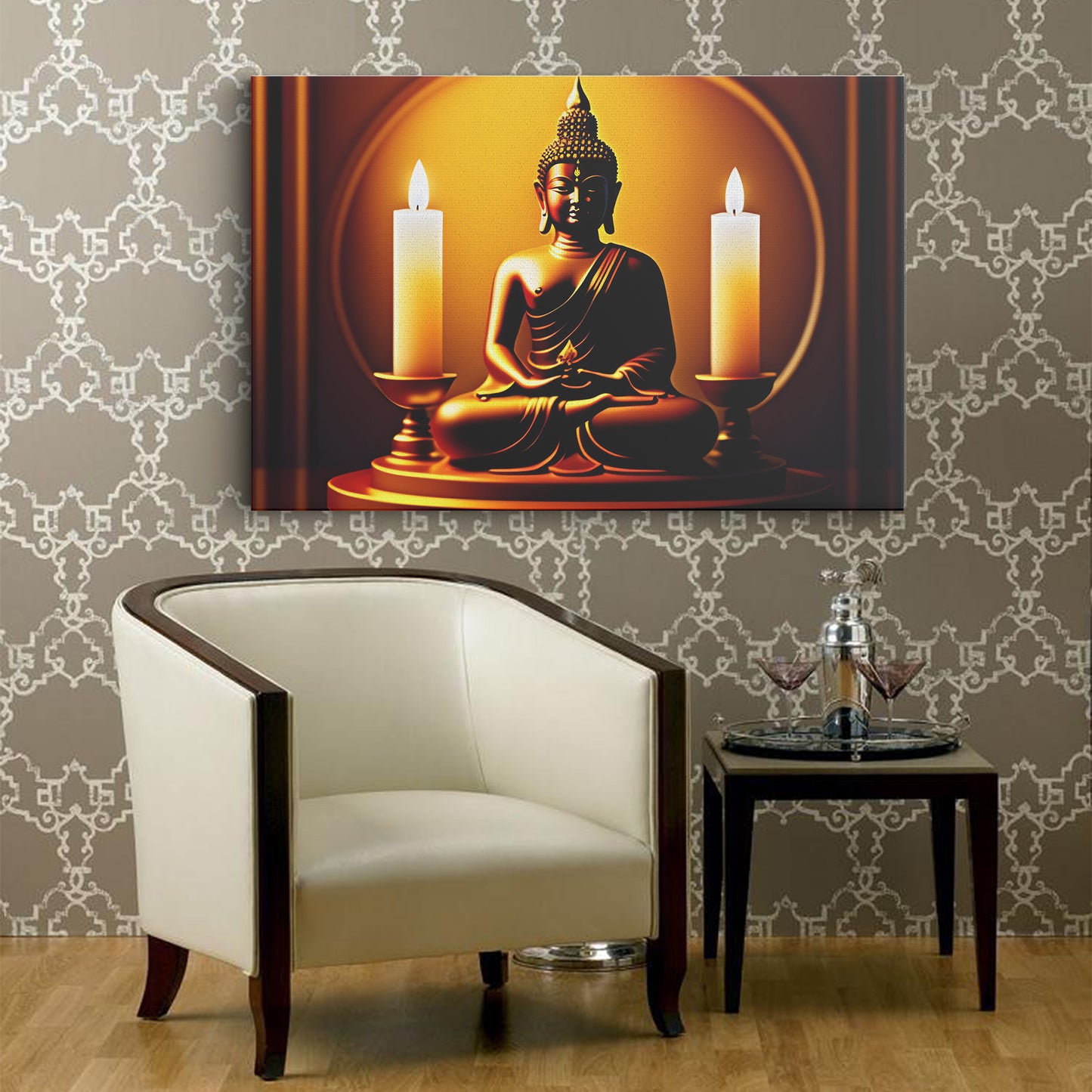 Lord Buddha  Canvas wall painting