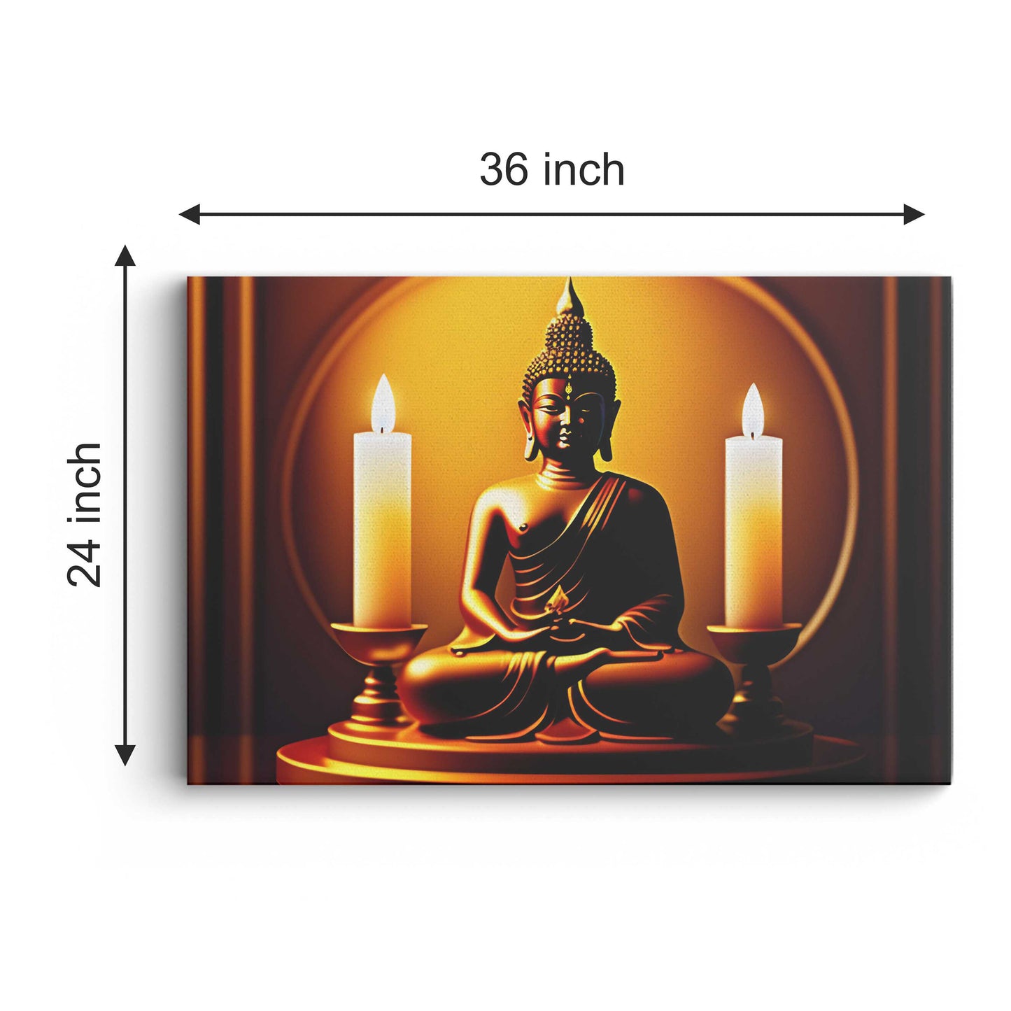 Lord Buddha  Canvas wall painting