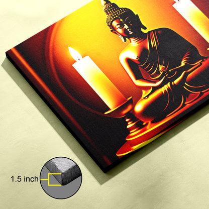 Lord Buddha  Canvas wall painting