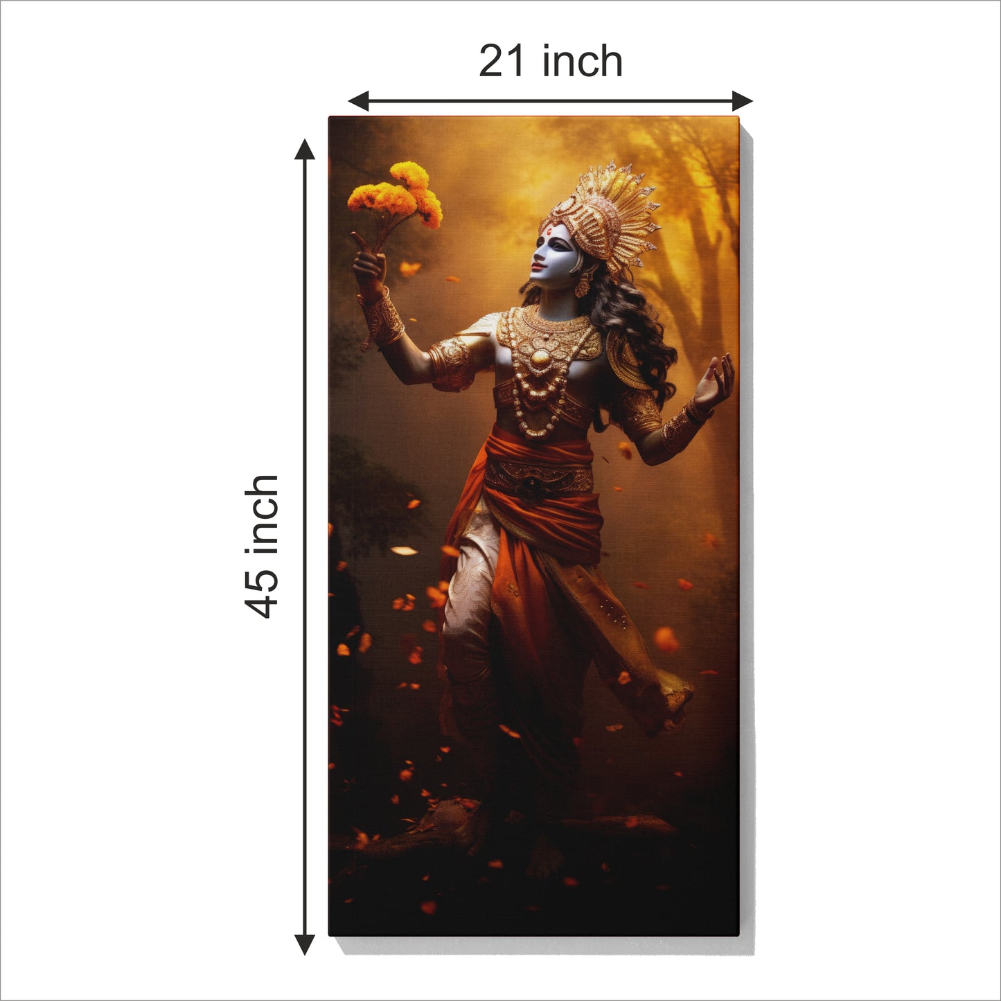 Lord Krishna Premium Canvas Wall Painting