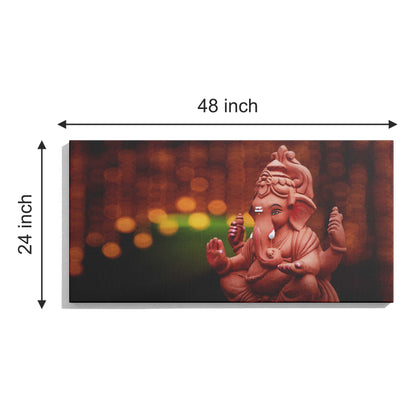 Lord Ganesh Canvas wall painting