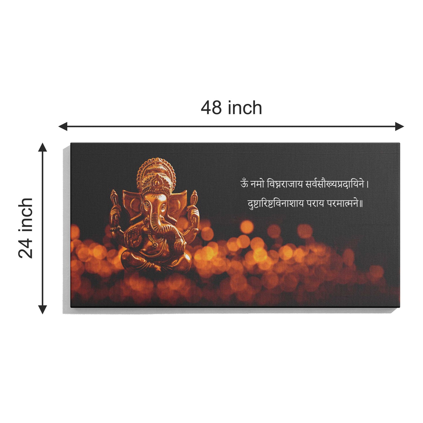 Lord Ganesh Canvas wall painting