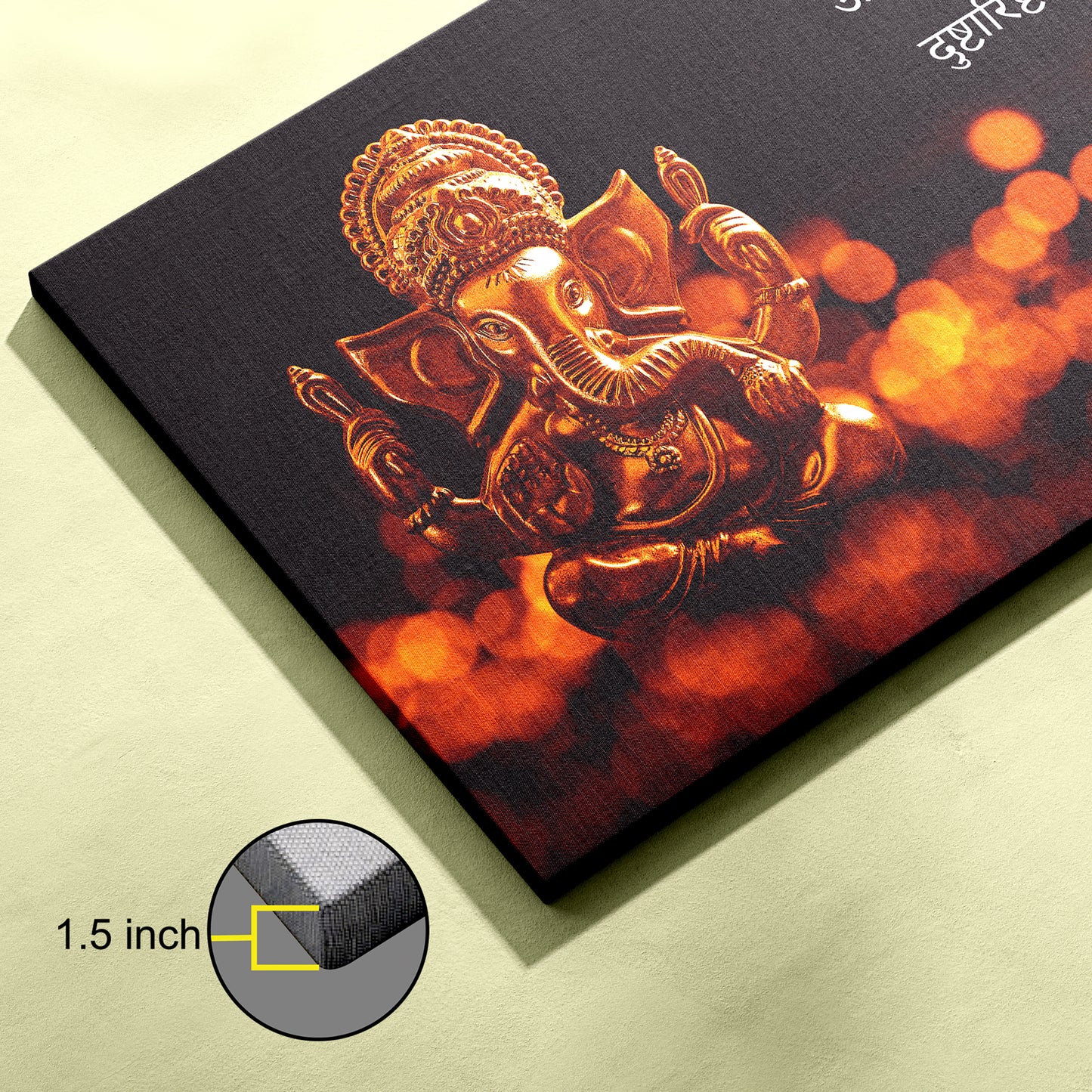 Lord Ganesh Canvas wall painting