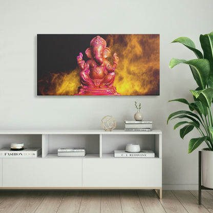 Lord Ganesh Canvas wall painting