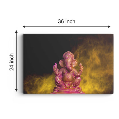 Lord Ganesh Canvas wall painting