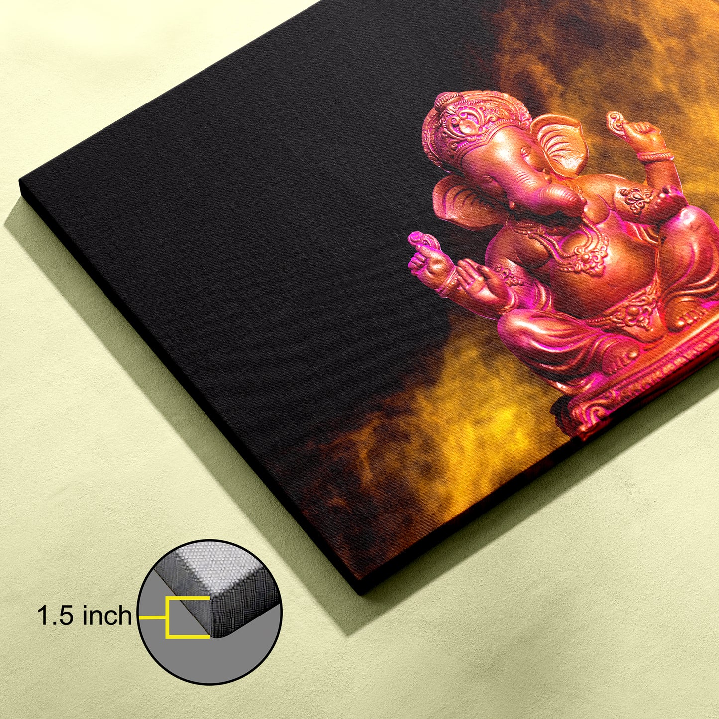 Lord Ganesh Canvas wall painting