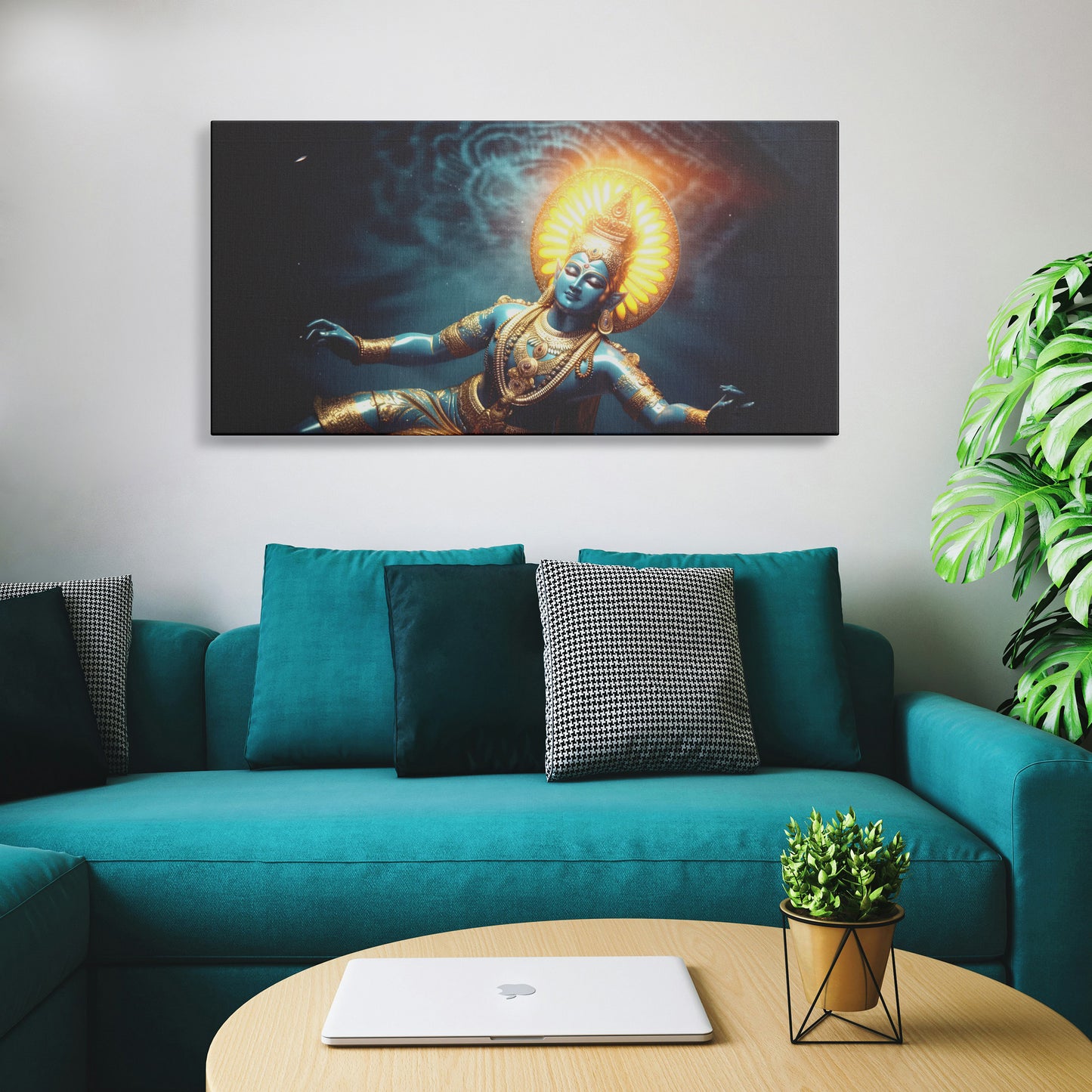 Lord Vishnu Canvas wall painting