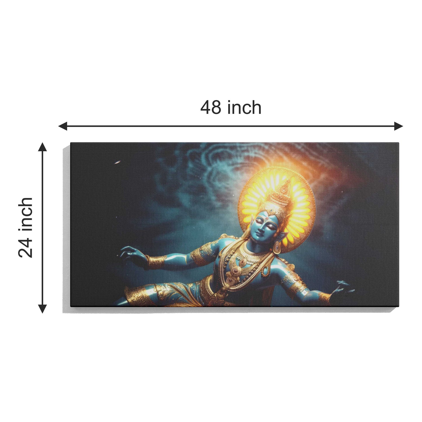 Lord Vishnu Canvas wall painting