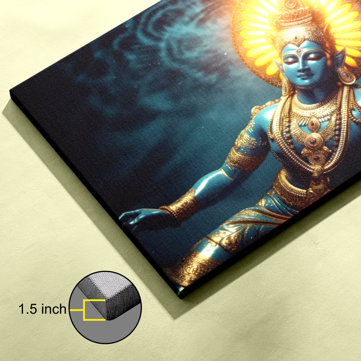 Lord Vishnu Canvas wall painting