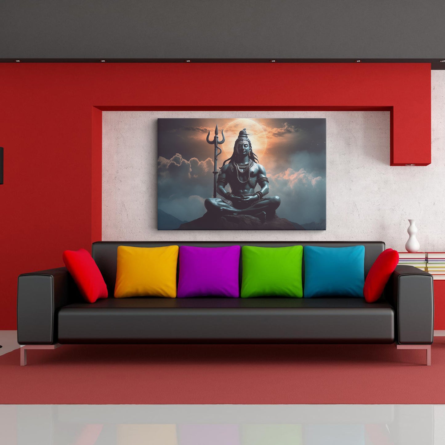 Lord Shiv Canvas wall painting