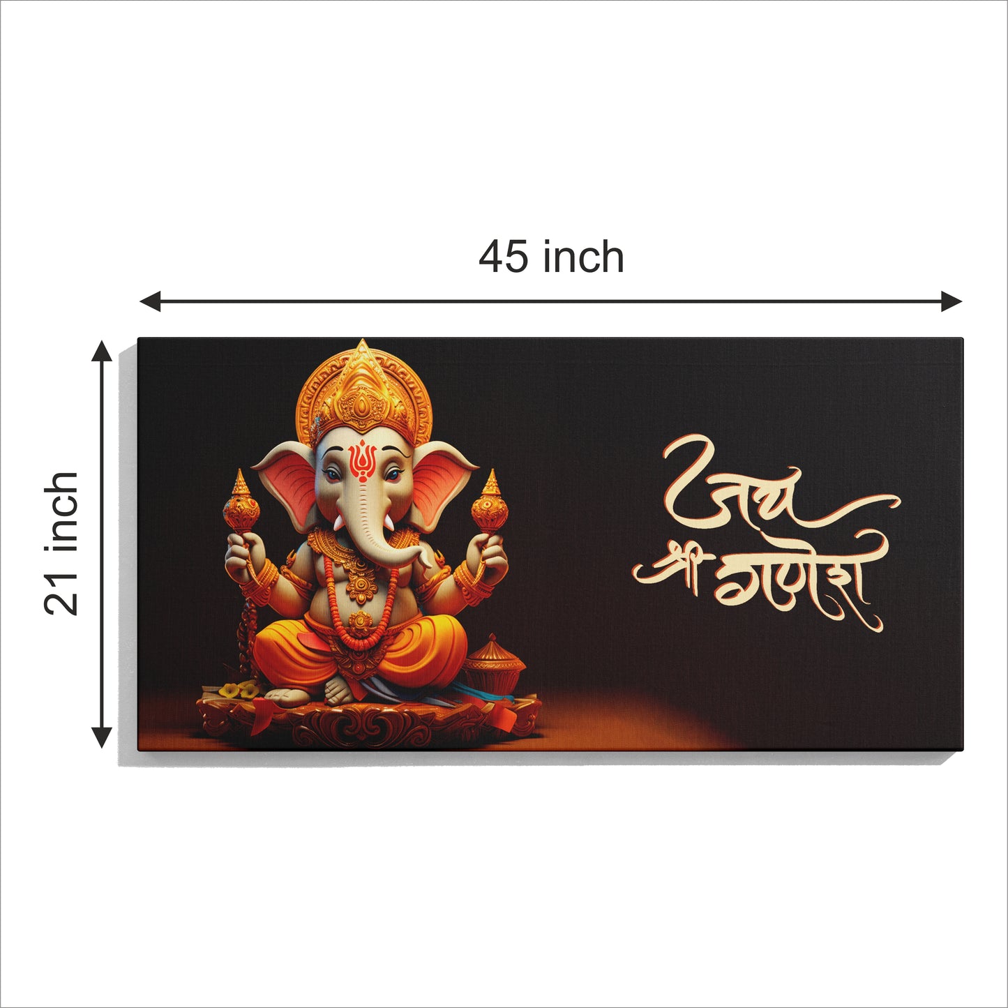 Lord Ganesh Canvas wall painting