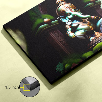 Lord Ganesh Canvas wall painting