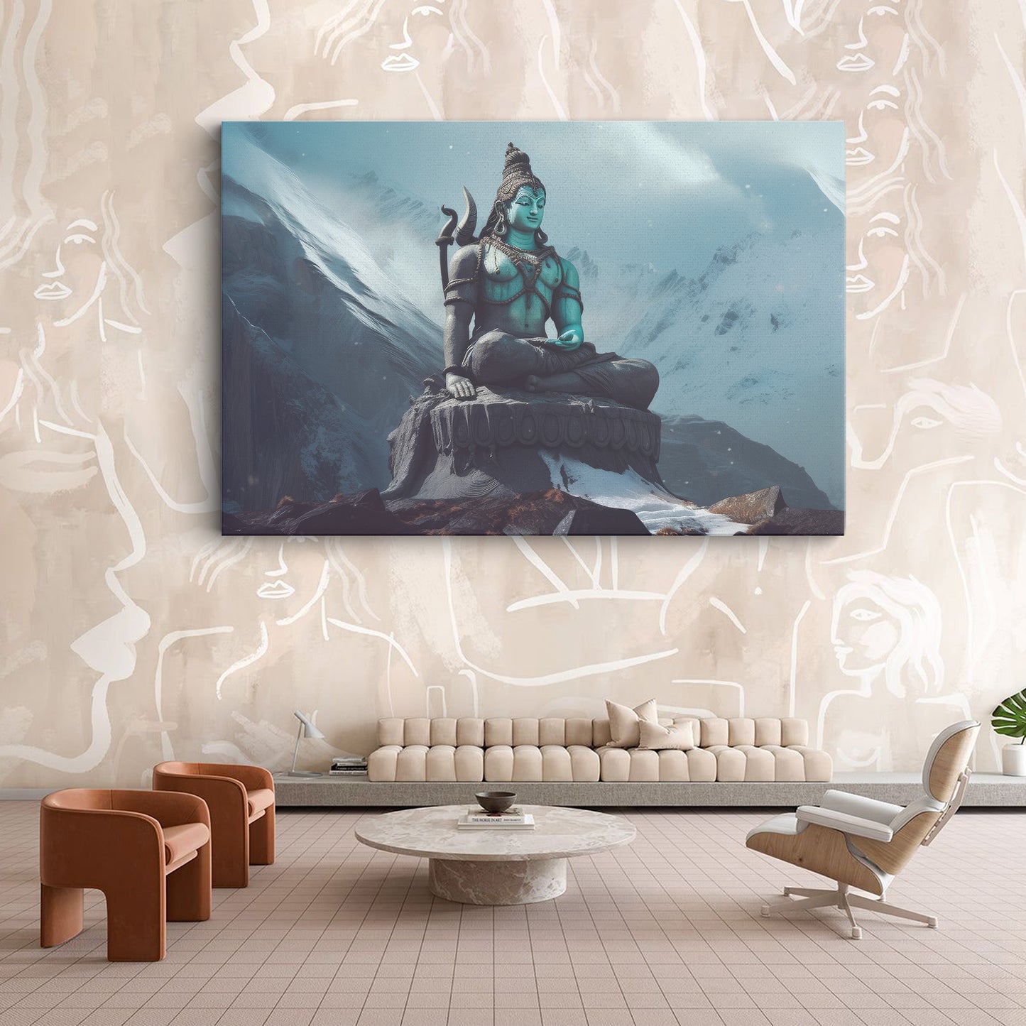 Lord Shiv Canvas wall painting