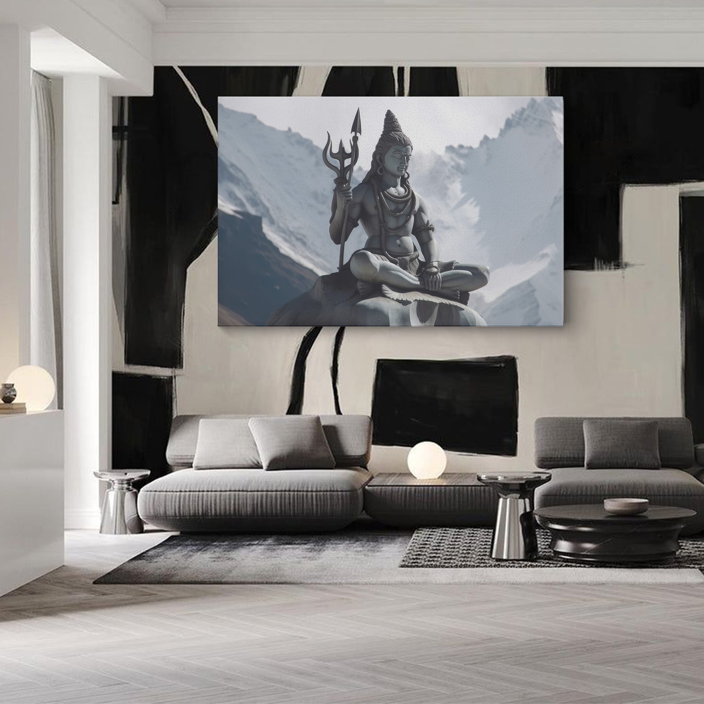 Lord Shiv Canvas wall painting