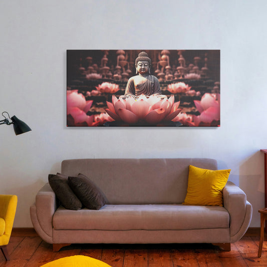 Lord Buddha Canvas wall painting