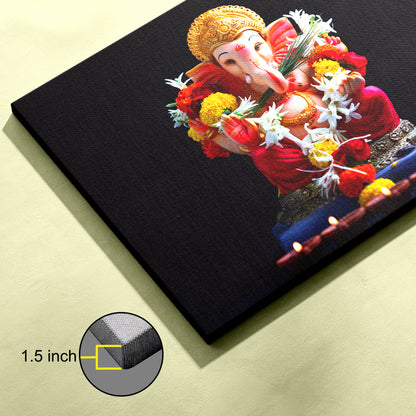 Lord Ganpati Canvas wall painting