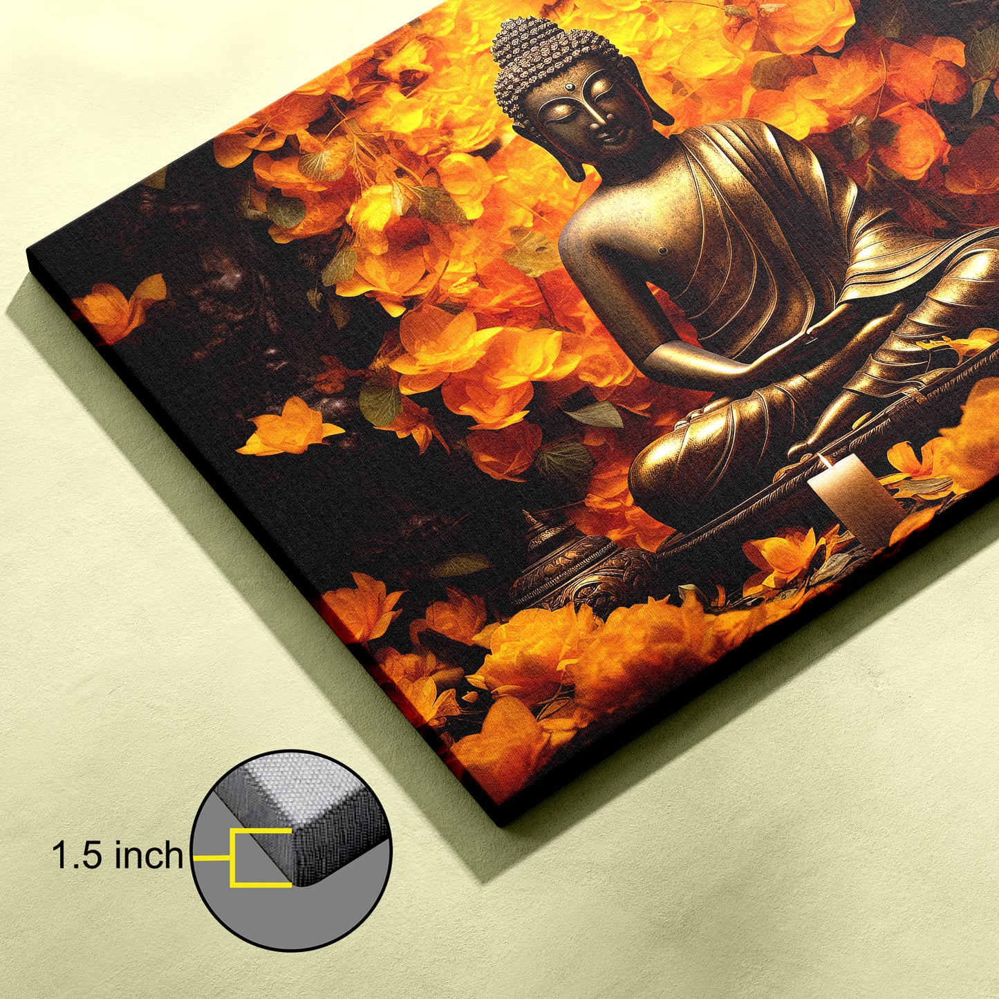 Lord Buddha Canvas wall painting