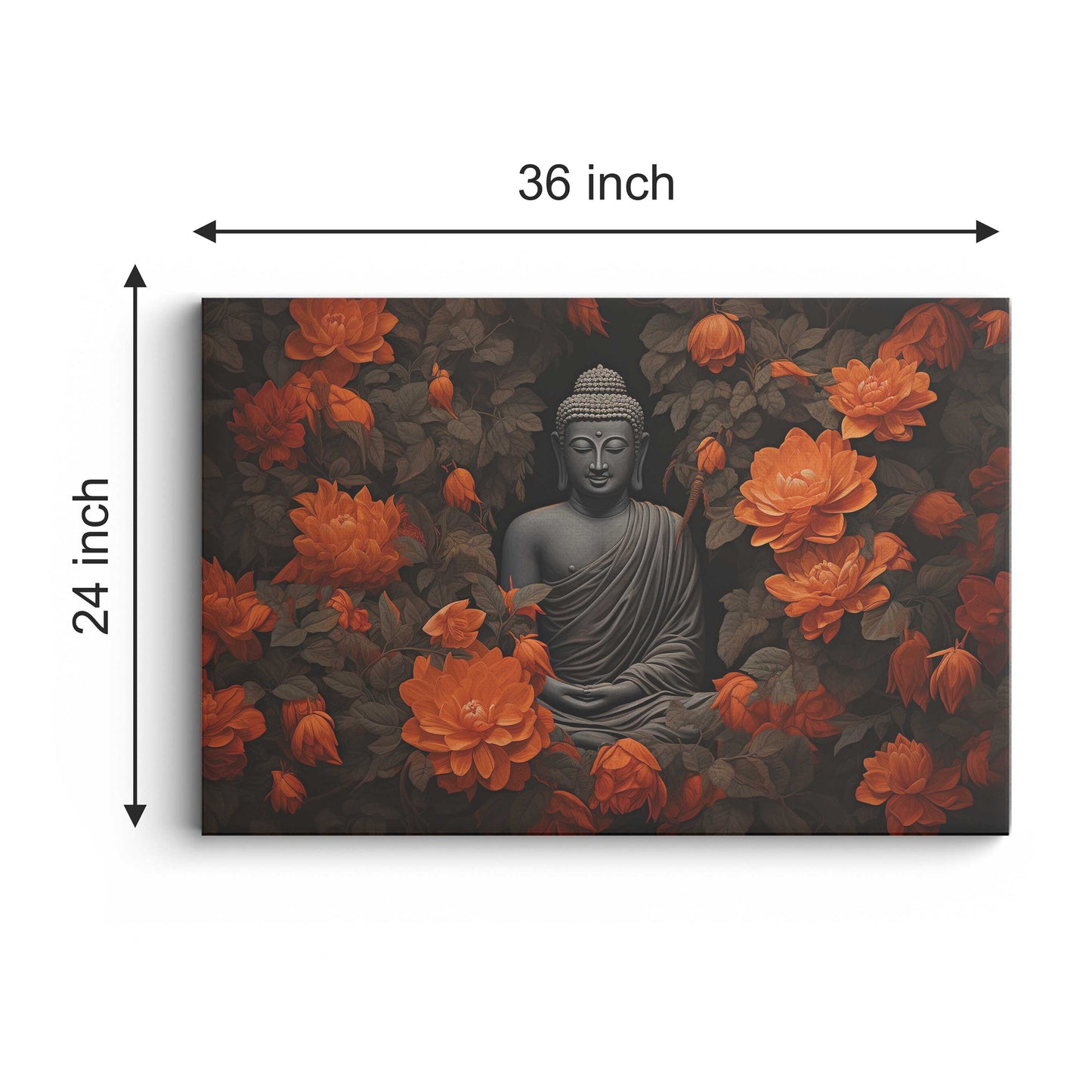 Lord Buddha Canvas wall painting