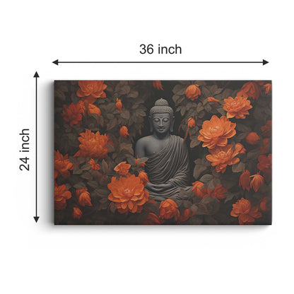 Lord Buddha Canvas wall painting