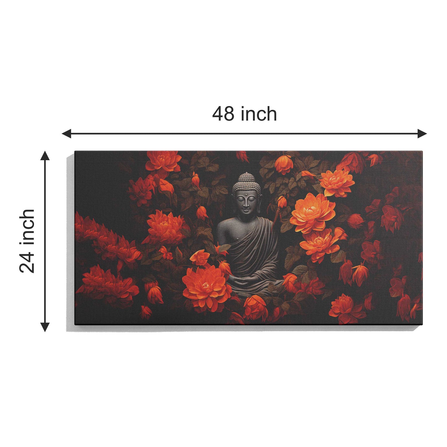 Lord Buddha Canvas wall painting